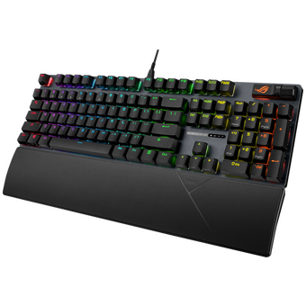  Клавиатура ASUS XA14 Rog Strix Scope II X NX Snow V2 (90MP03XF-BKRA00) ABS 100% USB 