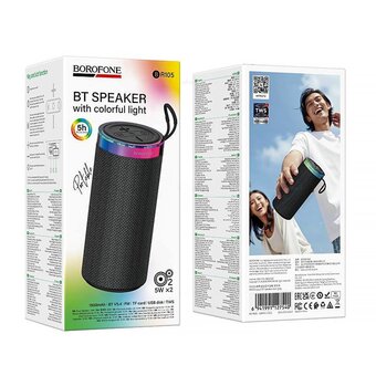 Портативная колонка BOROFONE BR105 Loud BT speaker серый 