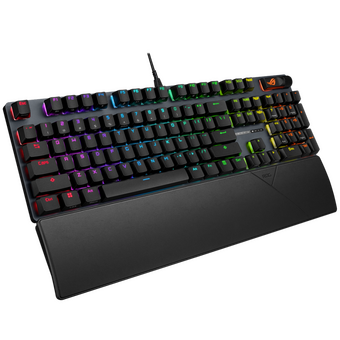  Клавиатура ASUS XA14 Rog Strix Scope II X NX Snow V2 (90MP03XF-BKRA00) ABS 100% USB 
