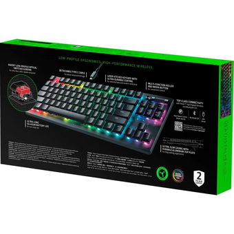  Клавиатура Razer DeathStalker V2 Pro TKL (RZ03-04370100-R3M1) игровая Red, Linear Optical Switch 