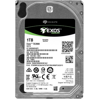  HDD Server Seagate Exos 7E2000 (ST1000NX0423) 512N ( 2.5' / 1TB / 128m/ SATA/ 7200rpm) 