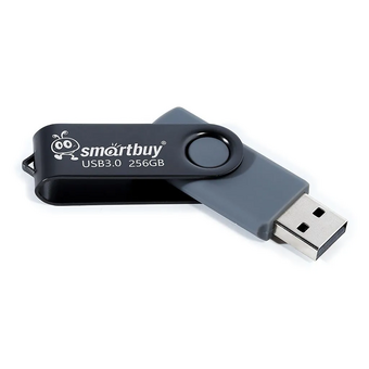  USB-флешка SmartBuy SB256GB3TWK 3.0/3.1 256GB Twist Black 