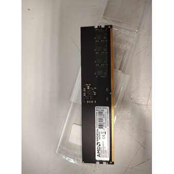  УЦ ОЗУ AMD Radeon (R5516G4800U1S-U) 16GB DDR5 4800 DIMM Entertainment Series Black Gaming Memory Non-ECC, CL40 (плохая упаковка, перепрошивка) 