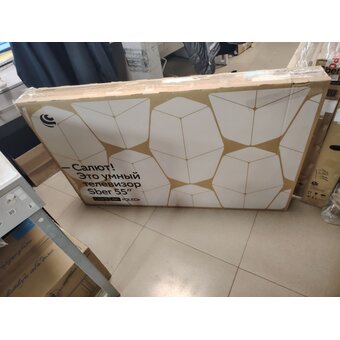  УЦ Телевизор Sber SDX 55UQ6033 черный (Плохая упаковка) 