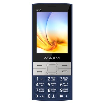  Мобильный телефон Maxvi K30 синий 
