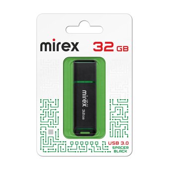  USB-флешка Mirex 13600-FM3SPB32 32GB Spacer Black 