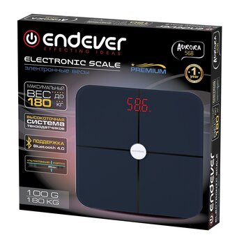 Весы напольные Endever Aurora-568 синий 