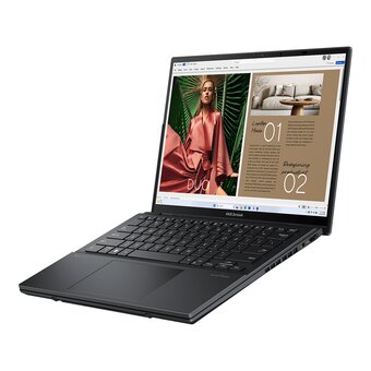  Ноутбук Asus ZenBook Duo UX8406CA-QL460X (90NB14X1-M00UA0-Win11P) Core Ultra 7 255H 16Gb SSD512Gb Intel Arc 140T 14" OLED Touch WUXGA dk.grey WiFi 