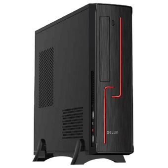  Корпус Delux H308 черный, БП 300W, mATX, USB 3.0, audio 