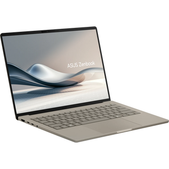  Ноутбук Asus Zenbook A14 UX3407QA-QD556W (90NB1501-M012H0-Win11H)Snapdragon X X1-26-100 16Gb SSD512Gb Qualcomm Adreno 14" OLED WUXGA (1920x1200) beige 
