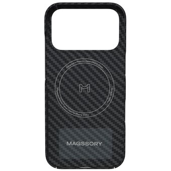  Чехол Magssory CFB044 Aramid Frame Case для iPhone 17 Pro с MagSafe черный 