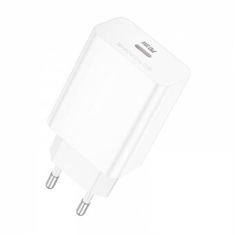  СЗУ BOROFONE BA21A Pro long journey single port PD20W charger EU White 