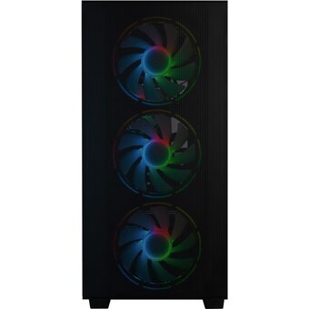  Корпус HAFF Fancy, mATX без БП черный 