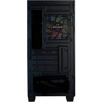  Корпус HAFF Fancy, mATX без БП черный 