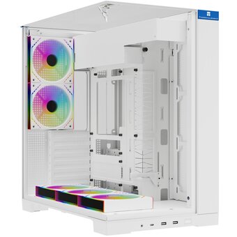  Корпус Thermalright TR-A70 White Fan5-M (TRA70F5MW) / TG / 5 x120mm ARGB PWM Fans / USB Type-C / ATX 