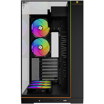  Корпус Thermalright TR-A70 Vision Fan5-C (TRA70VF5CB) / Black / TG / 5x120mm ARGB PWM Fans / ARGB Strip / 9.16'' LCD screen / USB Type-C / ATX 