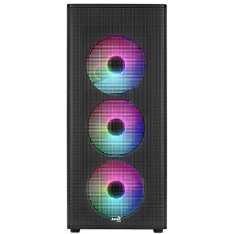  Корпус AeroCool Designer-G-BK-v2 (4711099476770) черный, без БП, ATX, USB 3.0, 2*USB 2.0, HD Audio 