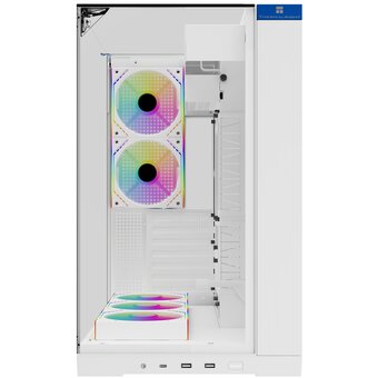  Корпус Thermalright TR-A70 White Fan5-M (TRA70F5MW) / TG / 5 x120mm ARGB PWM Fans / USB Type-C / ATX 
