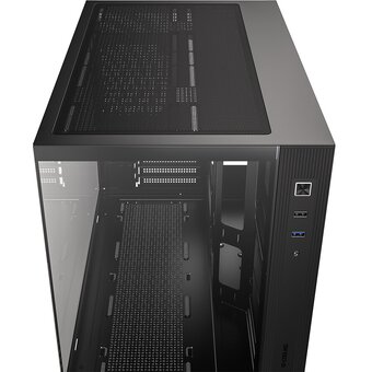  Корпус ID-Cooling View 500 Black mATX/ win TG/no fan/ Gen2 Type C/ CPU 162mm/ GPU 407mm/ no PSU 