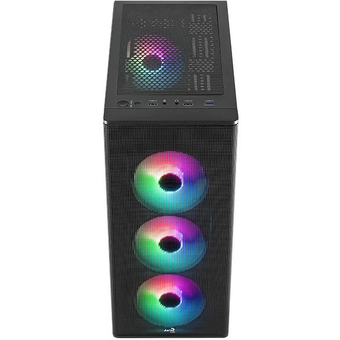  Корпус AeroCool Designer-G-BK-v2 (4711099476770) черный, без БП, ATX, USB 3.0, 2*USB 2.0, HD Audio 