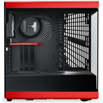  Корпус HYTE Y40 (CS-HYTE-Y40-BR), без БП, Midi-Tower, TG, no fans, 2xUSB-A 3.2, 1xUSB Type-C, ATX, mITX Black Cherry 