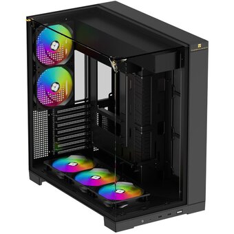  Корпус Thermalright TR-A70 Fan5-C (TRA70F5CB) / Black / TG / 5 x120mm ARGB PWM Fans / USB Type-C / ATX 