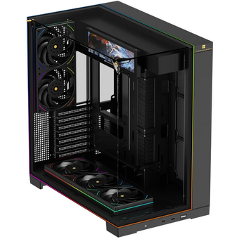  Корпус Thermalright TR-A70 Vision FanUB (TRA70VFUBB) / Black / TG / TL-UB36R+TL-UB24 PWM Fans / 9.16'' LCD screen / USB Type-C / ATX 
