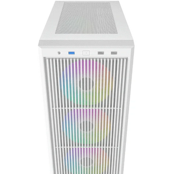  Корпус ID-Cooling Ware 310 ARGB White ATX/ win TG/ 4 fans/ Type C/ CPU 160mm/ GPU 320mm/ no PSU 