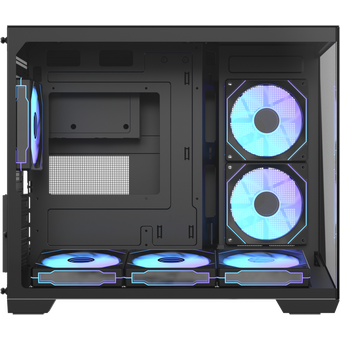  Корпус Formula Crystal Z4M Plus (crystal z4m plus black), mATX, Midi-Tower, без БП, черный 