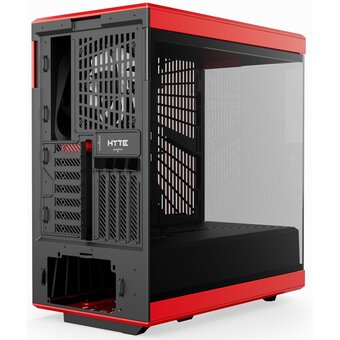  Корпус HYTE Y40 (CS-HYTE-Y40-BR), без БП, Midi-Tower, TG, no fans, 2xUSB-A 3.2, 1xUSB Type-C, ATX, mITX Black Cherry 