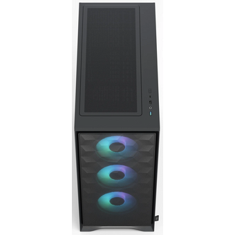  Корпус Fractal Design Pop 2 Air TG RGB Black (FD-C-POA2A-03) без БП, Midi-Tower, 3x120mm, 1xUSB-C + 3.2 ATX, mITX 