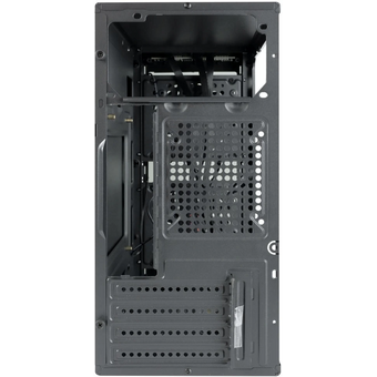  Корпус Ginzzu B177 2*USB 2.0,AU Fan 2*12 LED передняя и боковая панель стекло 
