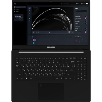  Ноутбук RIKOR Nino 201.1 (F86340A7) 15.6" IPS FHD черный (AMD Ryzen 3 5400U/8Gb/256Gb SSD/VGA int/W11Pro/RJ45) 
