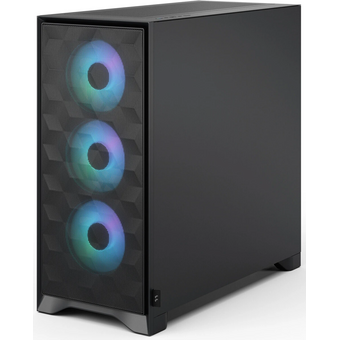  Корпус Fractal Design Pop 2 Air TG RGB Black (FD-C-POA2A-03) без БП, Midi-Tower, 3x120mm, 1xUSB-C + 3.2 ATX, mITX 