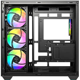  Корпус ID-Cooling View 510 ARGB Black ATX/win TG/4 fans/Gen2 Type C/CPU 162mm/GPU 407mm/ no PSU 