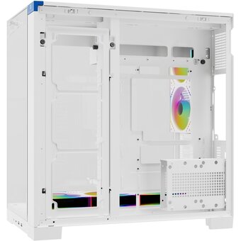  Корпус Thermalright TR-A70 White Fan5-M (TRA70F5MW) / TG / 5 x120mm ARGB PWM Fans / USB Type-C / ATX 