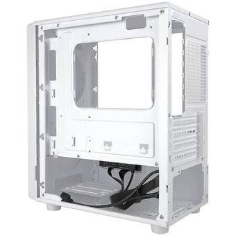  Корпус Ginzzu CL413 mATX передняя панель Решетка белый 