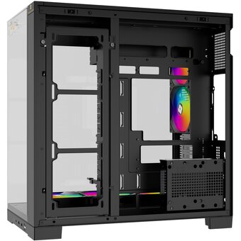  Корпус Thermalright TR-A70 Fan5-C (TRA70F5CB) / Black / TG / 5 x120mm ARGB PWM Fans / USB Type-C / ATX 