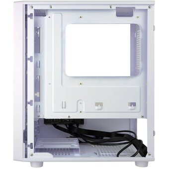  Корпус Ginzzu CL411 mATX передняя панель сетка белый 