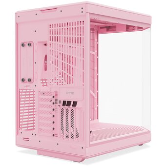  Корпус HYTE Y70 (CS-HYTE-Y70-SM), без БП, Midi-Tower, TG, no fans, 2xUSB-A 3.2, 1xUSB Type-C, E-ATX, ATX, mITX Strawberry Milk 