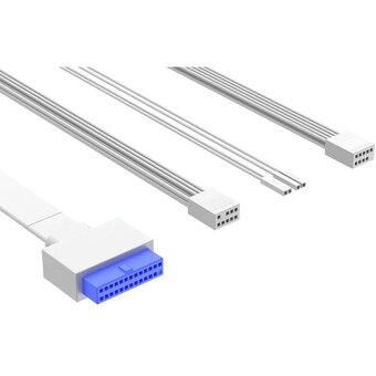  Корпус ID-Cooling Ware 300 White mATX/ win TG/ no fan/ Type C/ CPU 160mm/ GPU 320mm/ no PSU 