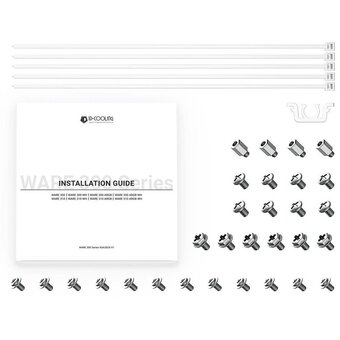  Корпус ID-Cooling Ware 300 White mATX/ win TG/ no fan/ Type C/ CPU 160mm/ GPU 320mm/ no PSU 