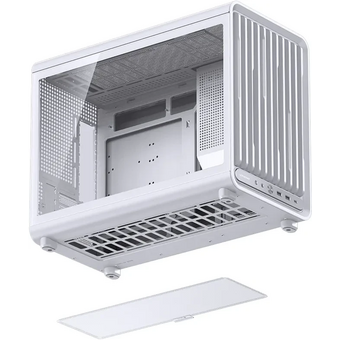 Корпус JONSBO D33 White, mini-ITX, mATX, белый 