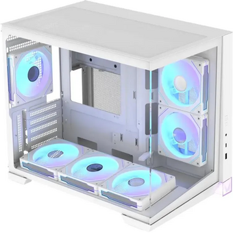  Корпус Formula Crystal Z4M Plus (crystal z4m plus white), mATX, Midi-Tower, без БП, белый 