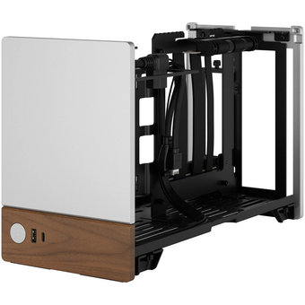  Корпус Fractal Design Terra (FD-C-TER1N-02) без БП, Mini-Tower, no fans, 1xUSB-A 3.0 + 1xUSB 3.2 Type-C, SFX PSU Support, mITX Silver 