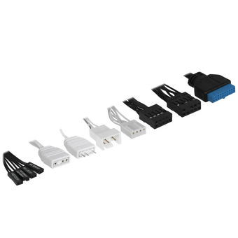  Корпус Formula V Line Air Power G1 White, ATX, USB3.0*1, USB2.0*2, Front 3x120mm ARGB, Rear 1x120mm ARGB 