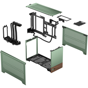  Корпус Fractal Design Terra (FD-C-TER1N-03) без БП, Mini-Tower, no fans, 1xUSB-A 3.0 + 1xUSB 3.2 Type-C, SFX PSU Support, mITX Jade 