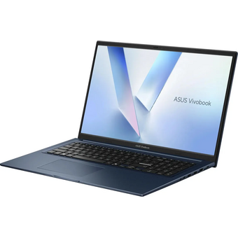  Ноутбук Asus Vivobook 17 X1704MA-AU010 (90NB17V2-M000Y0) Core 5 320 16Gb SSD512Gb Intel Graphics 17.3" IPS FHD (1920x1080) без ОС blue WiFi BT Cam 