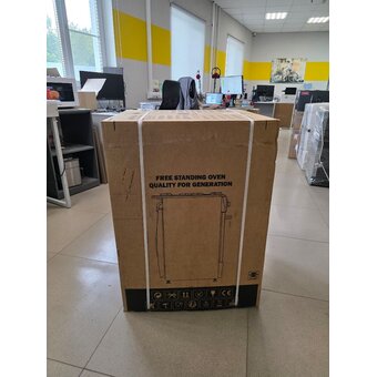  УЦ Кухонная плита RENOVA SG6E-ICTFDW-TR (плохая упаковка, малые царапины на ручке, непрокрас на стекле) 
