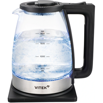  Электрочайник Vitek VT-WK1071 черный/серебристый 